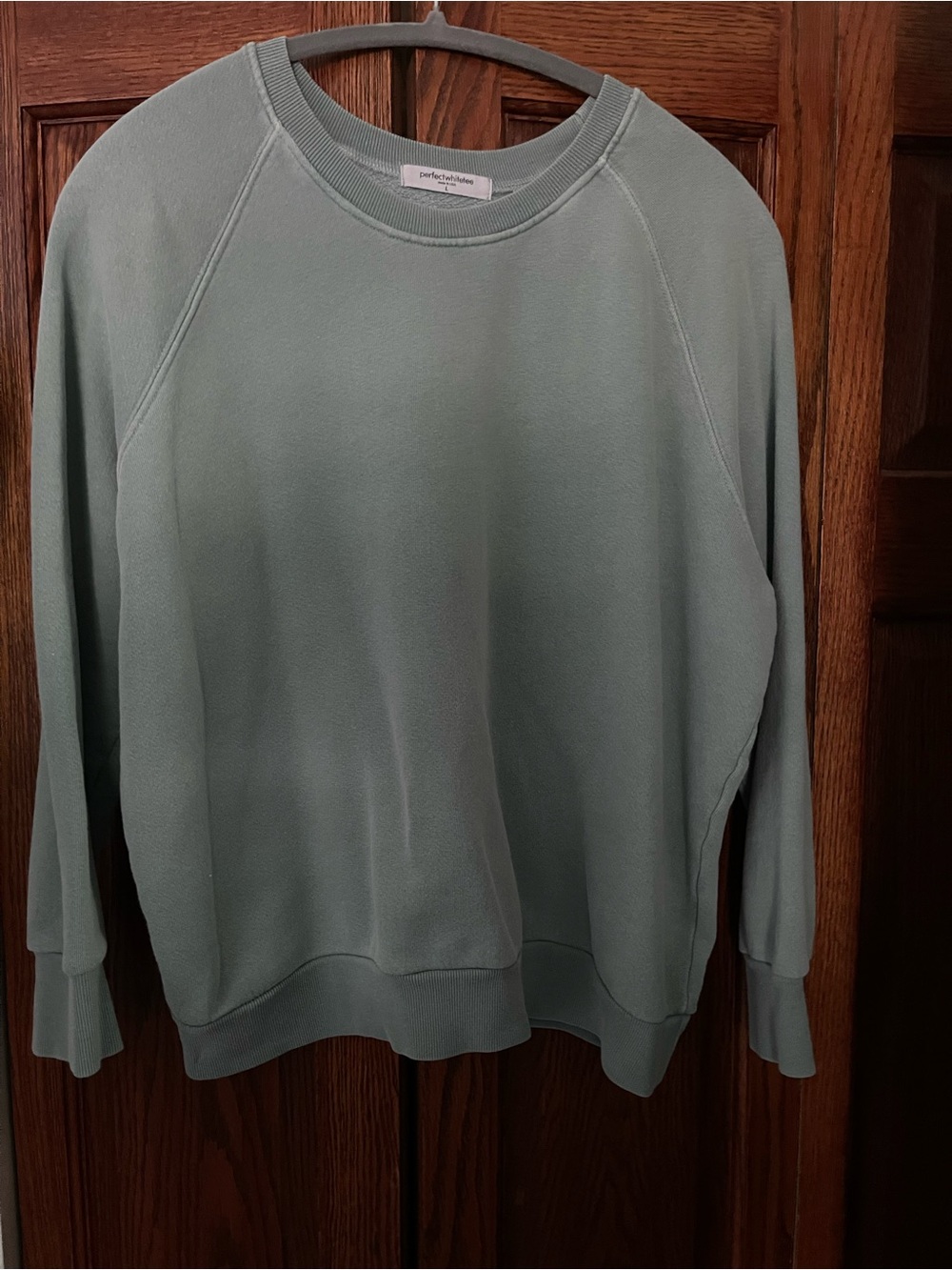 Perfectwhitetee Sweatshirt - Sage Green
